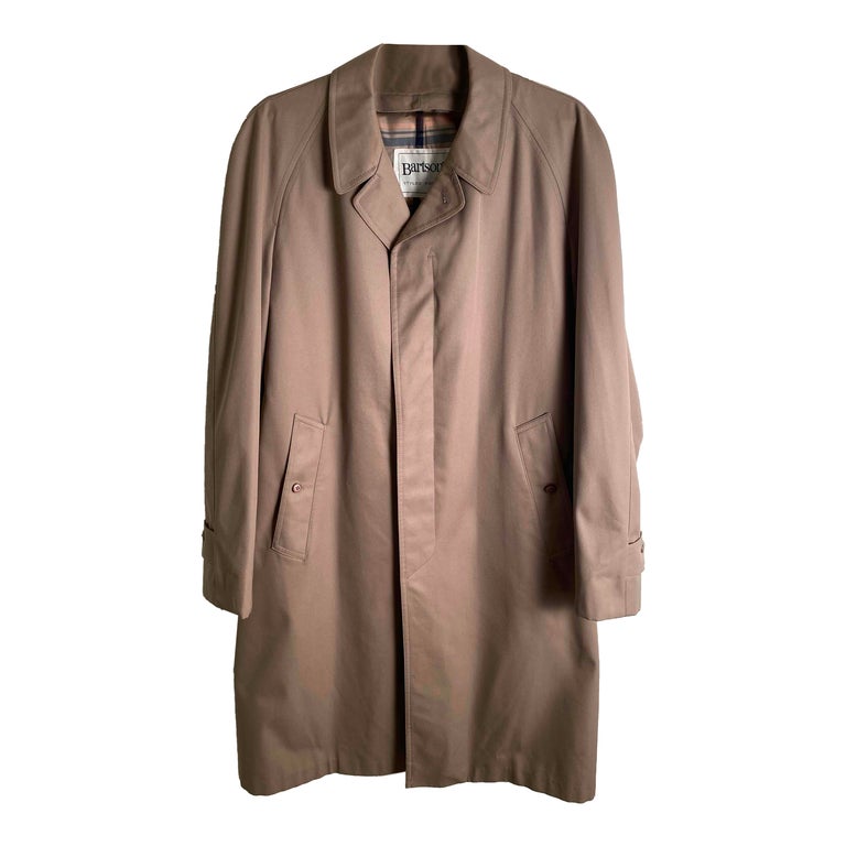 Cotton trench coat