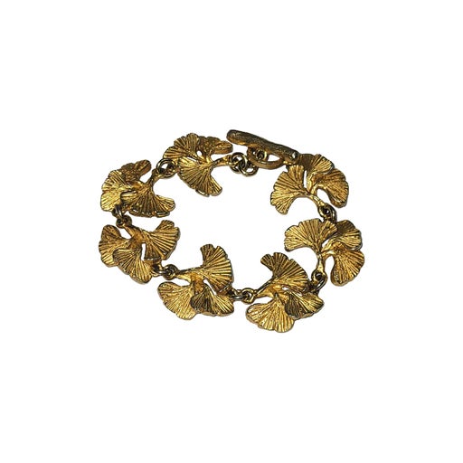 Gold metal bracelet
