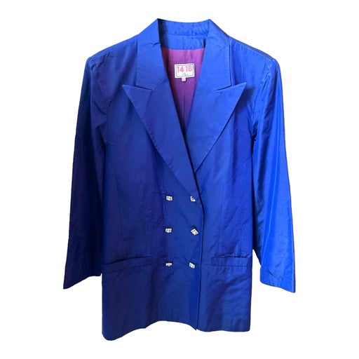 Silk blazer