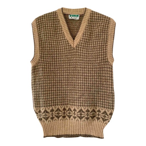 Pull sans manches en laine