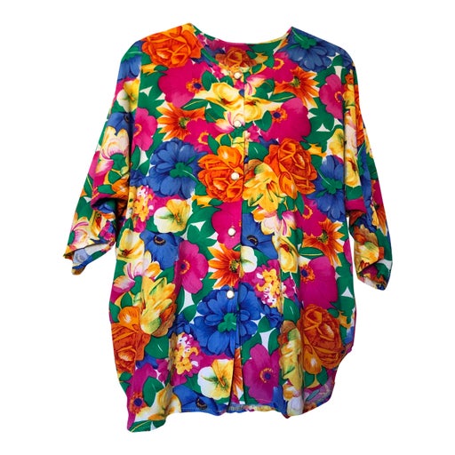 Blouse à fleurs