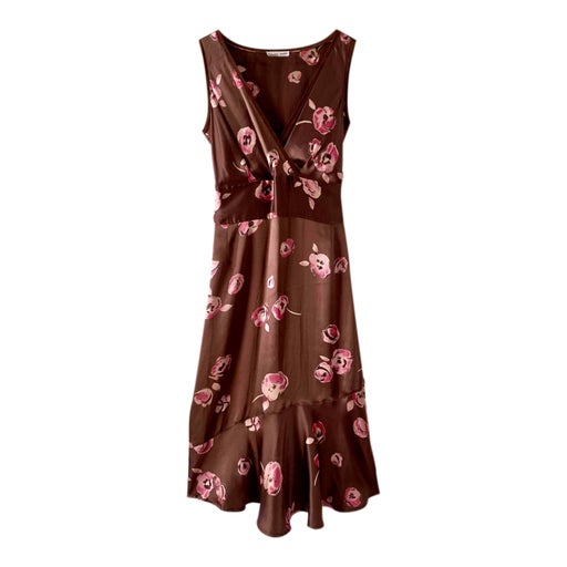 Robe en soie satin