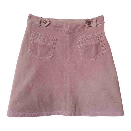 Mini-jupe en velours
