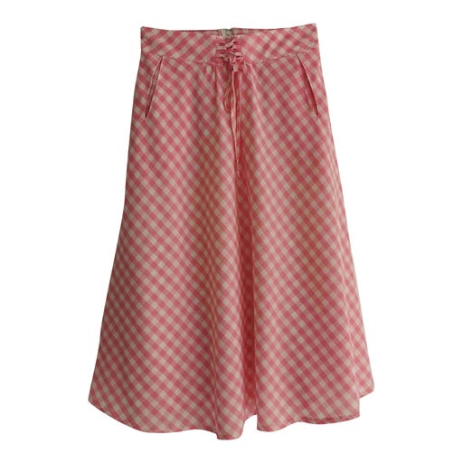 Gingham skirt