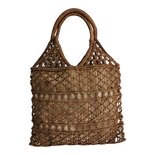 Braided rope bag