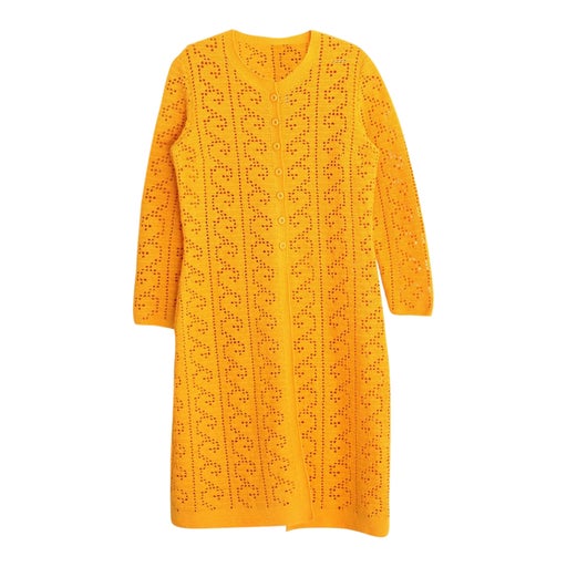 Long crochet jacket