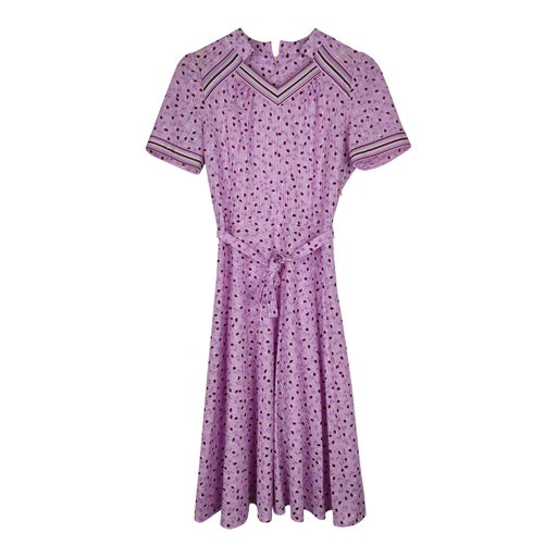 Patterned midi dress