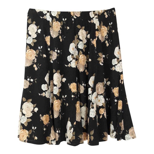 Floral A-line skirt