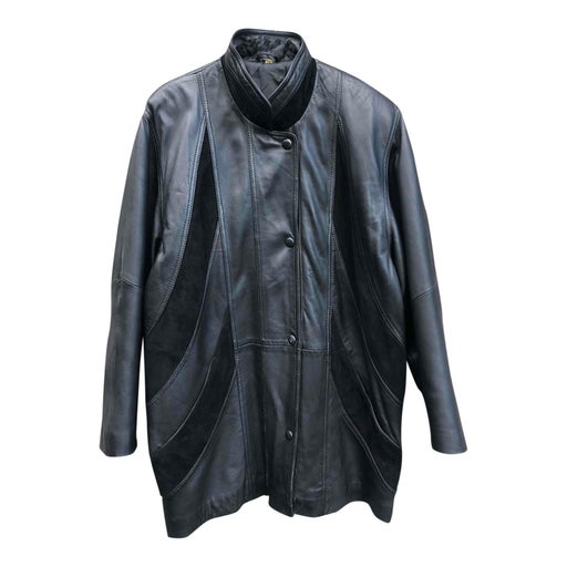 Leather and suede jacket