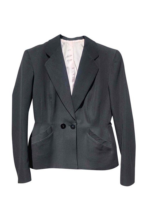 Fitted cropped blazer