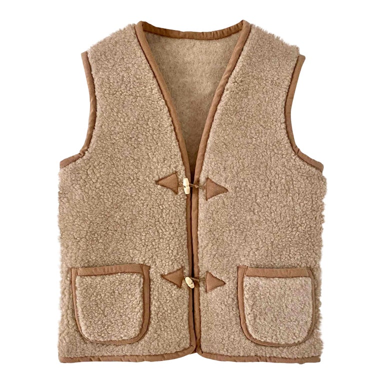 Gilet sans manches en laine