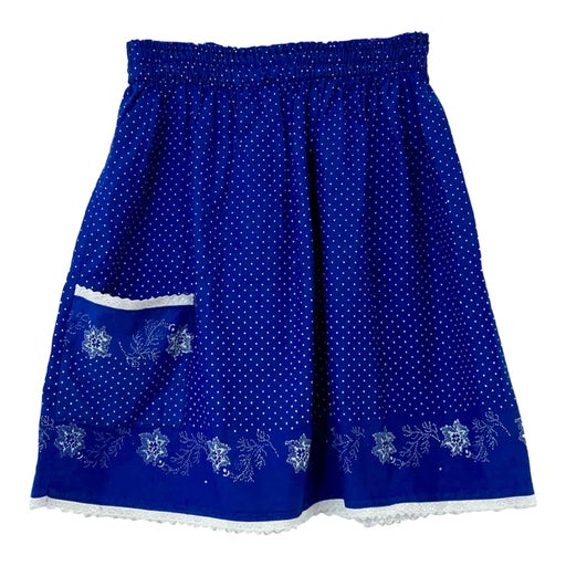 Cotton polka dot skirt