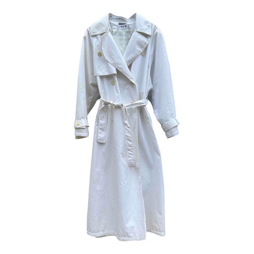 white trench coat