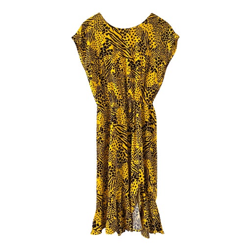 Leopard midi dress