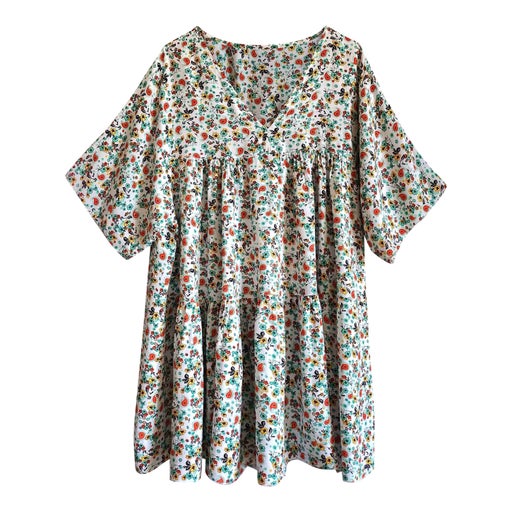Mini robe à fleurs