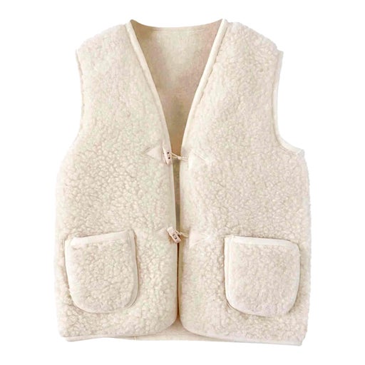 Sleeveless wool vest
