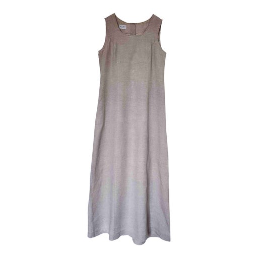 Robe longue en lin