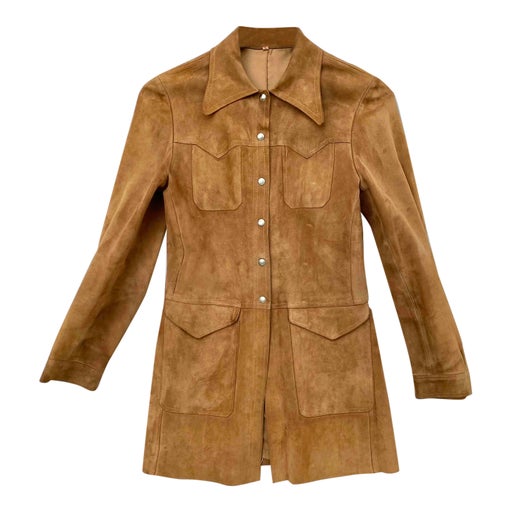 Suede jacket from the 70's, with a beautiful