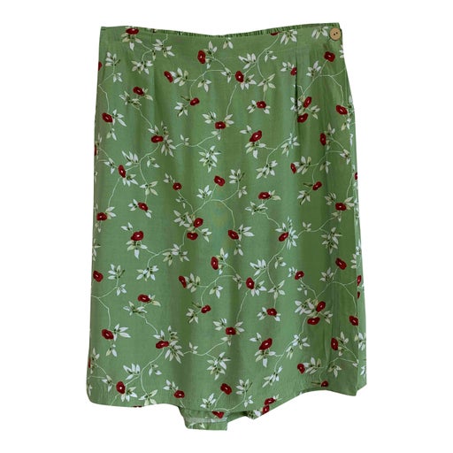 Jupe-short à fleurs