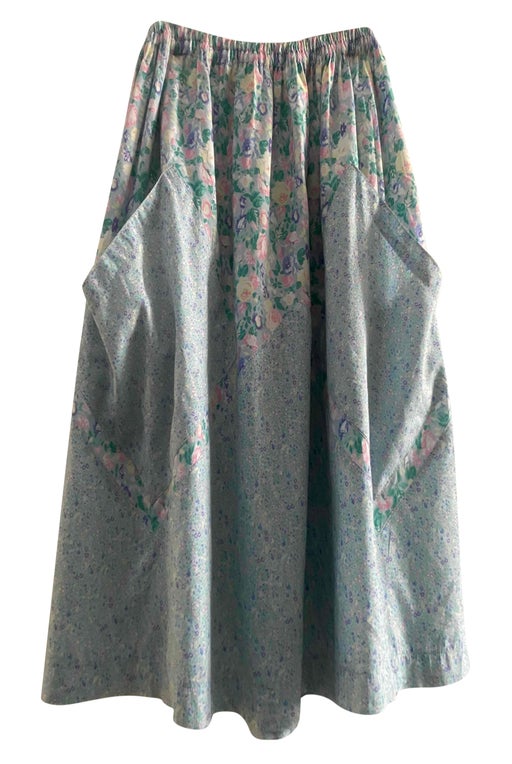 Cotton patchwork skirt
