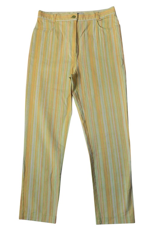 Straight striped pants