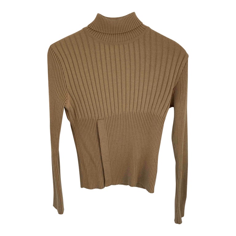 Col roulé sales cotelé femme