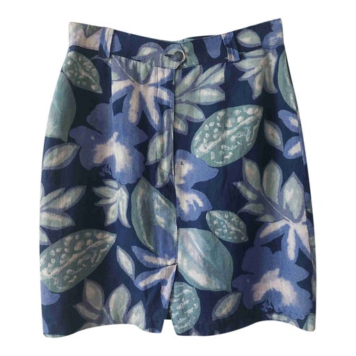 Linen and cotton skirt