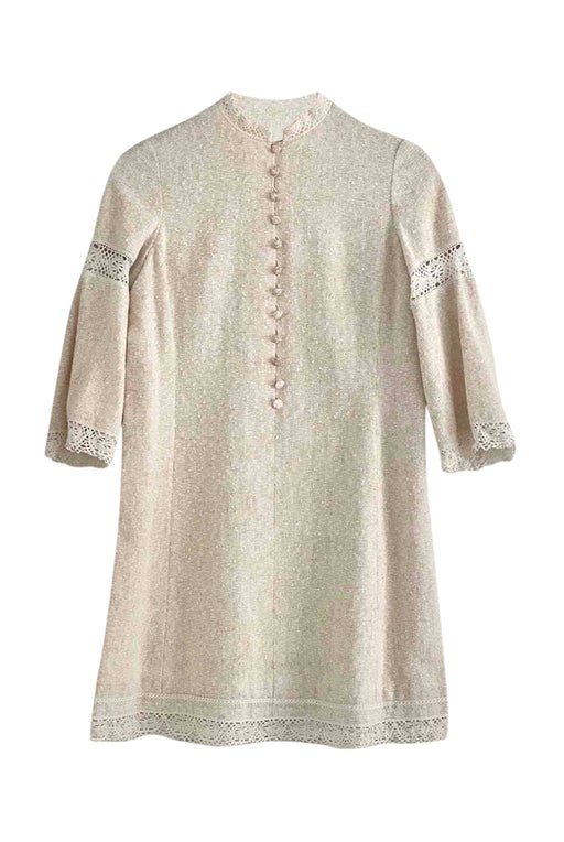 Linen and cotton dress