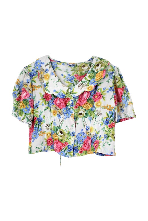 Floral crop top