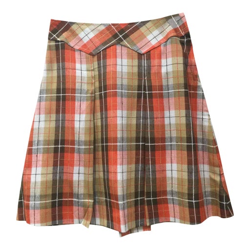 Plaid skirt