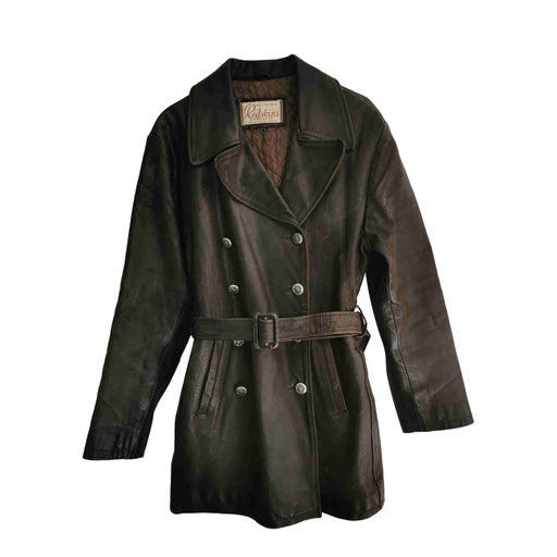 Trench en cuir