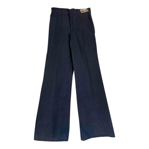 Flared cotton jeans