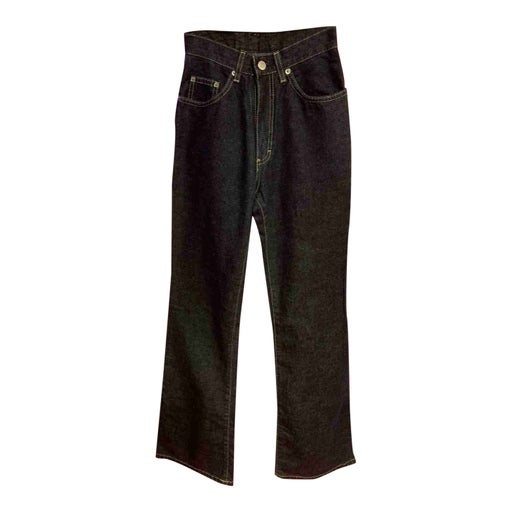 Flared cotton jeans