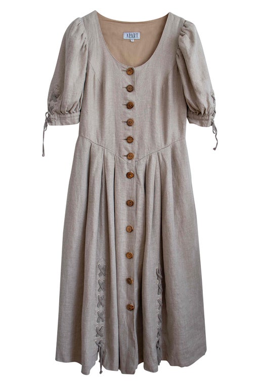 Linen and cotton dress