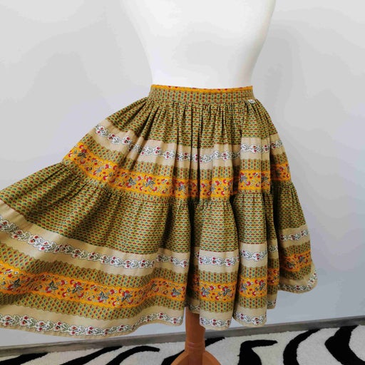Jupe provençale en coton