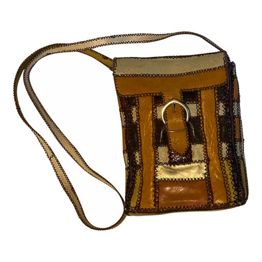 Sac en cuir patchwork