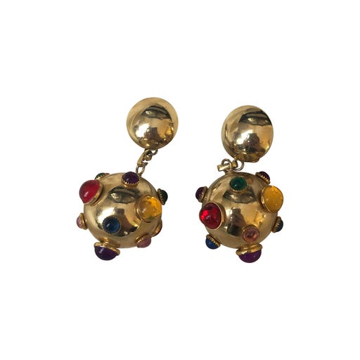 Boucles d’oreilles en métal doré