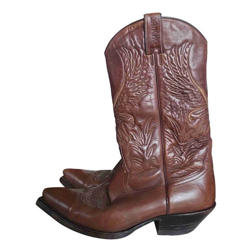 Santiags en cuir