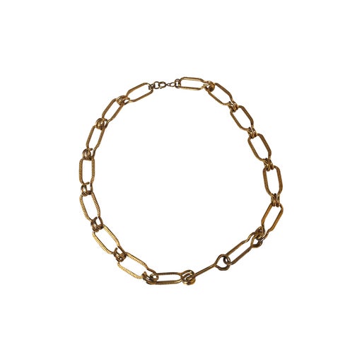 Collier en métal doré