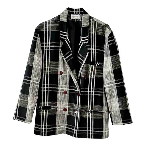 Blazer à carreaux