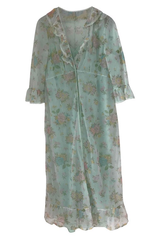 Floral dressing gown