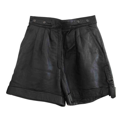 Short en cuir