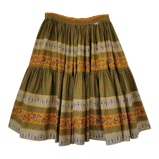 Provencal cotton skirt