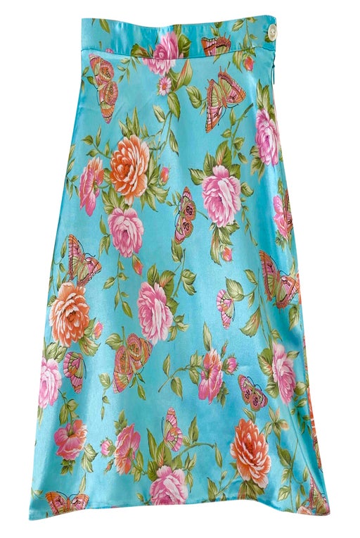 Floral mini skirt