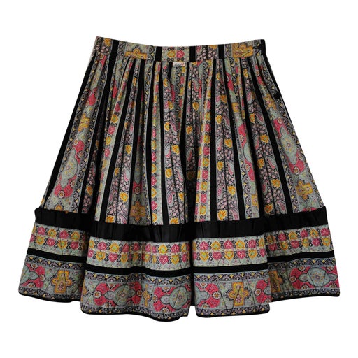 Provencal cotton skirt