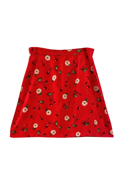 Cherries mini skirt