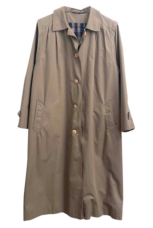 Dark beige trench coat