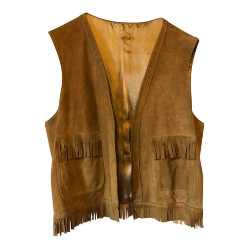 gilet sans manche daim femme