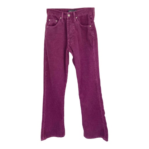 Pantalon flare en velours