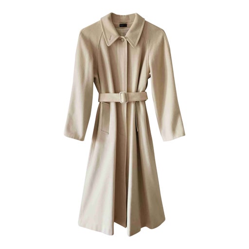 Manteau long en laine
